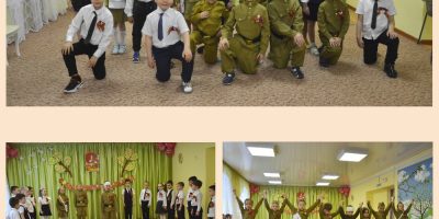 Накануне празднования Дня Победы у воспитанников старшего возраста прошли тематические утренники